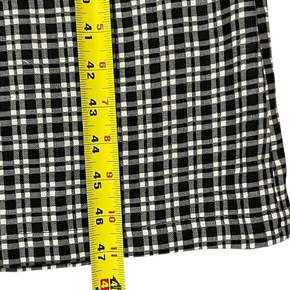 Faithful the Brand Liv Linen Jumpsuit Size 8 Gingham Check Retro Festival - Picture 9 of 16